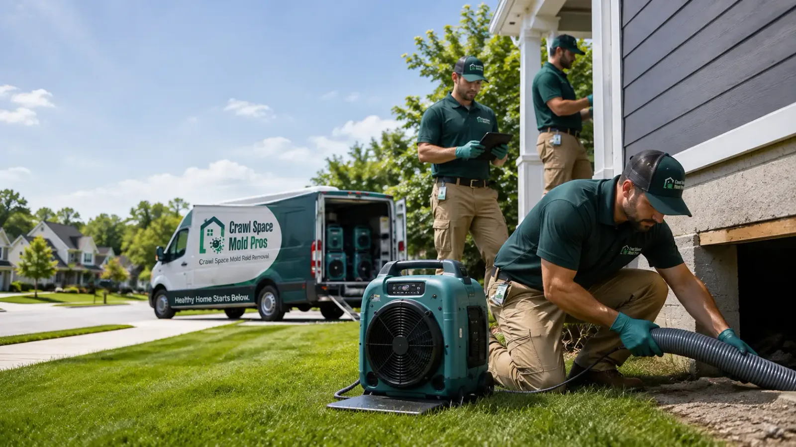 Crawl Space Mold Removal in Clintonville, WI